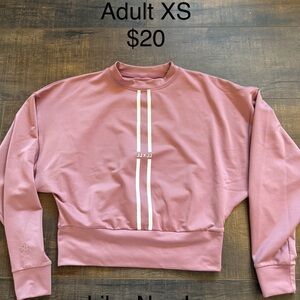 Pink Jo + Jax Cropped Sweatshirt